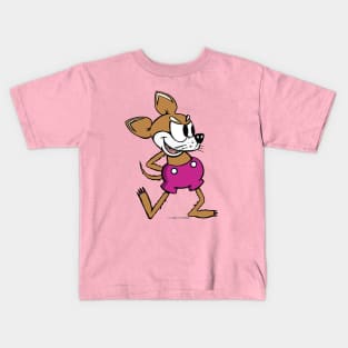 Vintage Chihuahua cartoon- light brown Kids T-Shirt